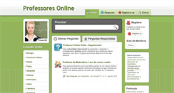 Desktop Screenshot of professoronline.net