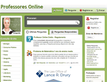 Tablet Screenshot of professoronline.net